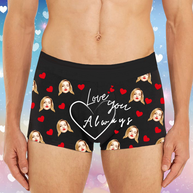 顔写真 似顔絵 男性用 下着 パンツ カスタマイズ