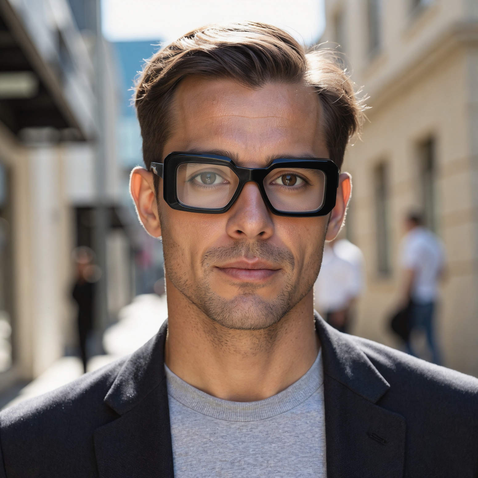 Occhiali da Vista Channing Rettangolare Nero