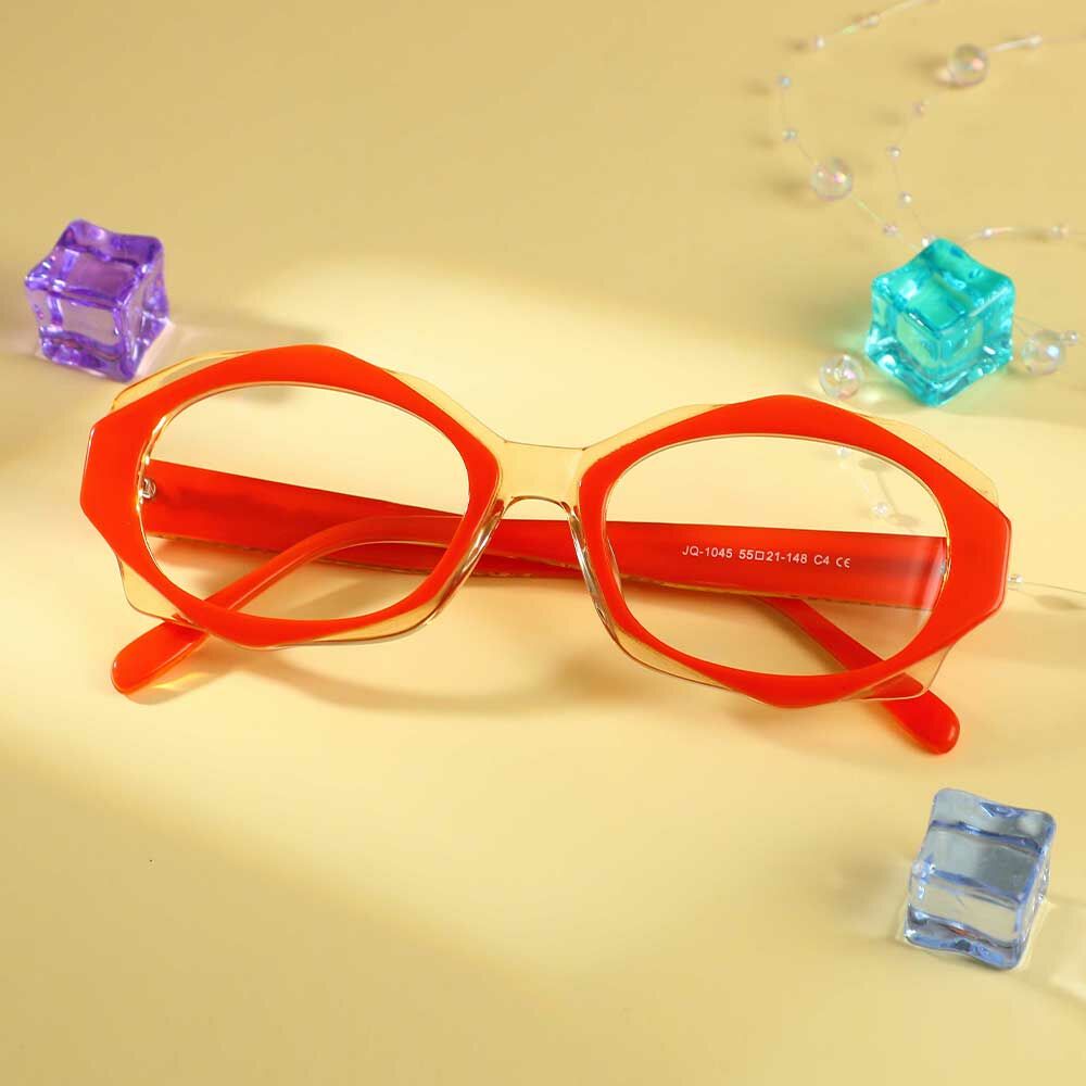 Occhiali da Vista Amy Ovale Arancione