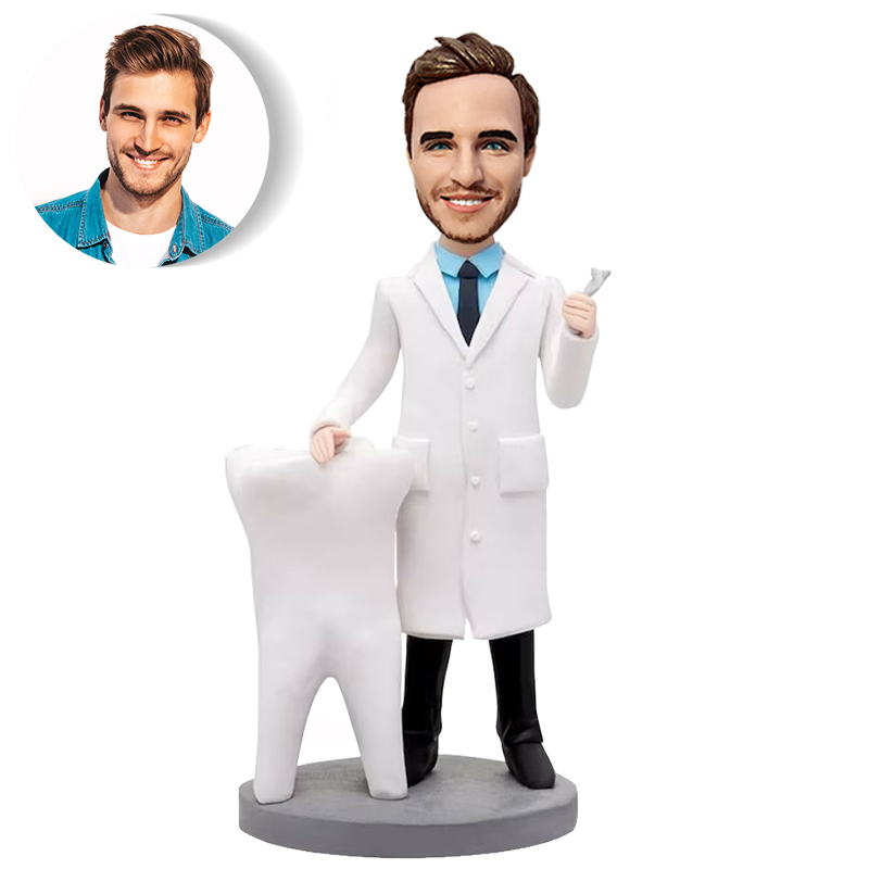 Custom Bobblehead Gifts For The Male Dentist