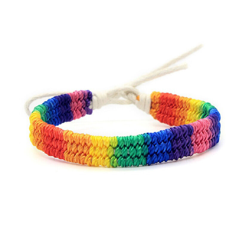 カラフル 編み込み ブレスレット - Aomoi.jp