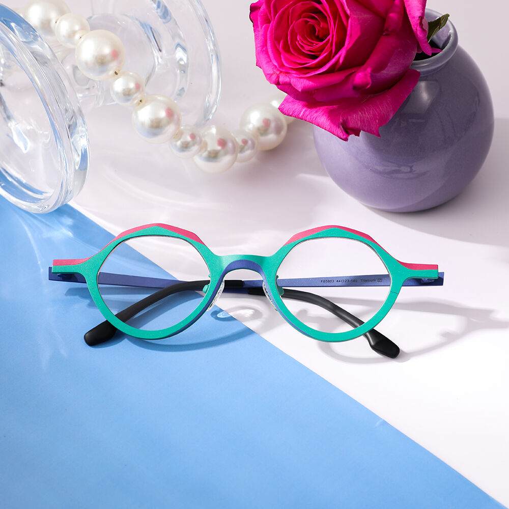 Occhiali da Vista Christe Poligono Verde 