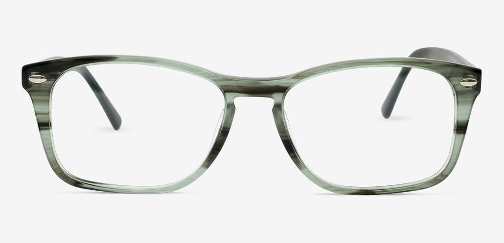 Wright Green Rectangle Glasses