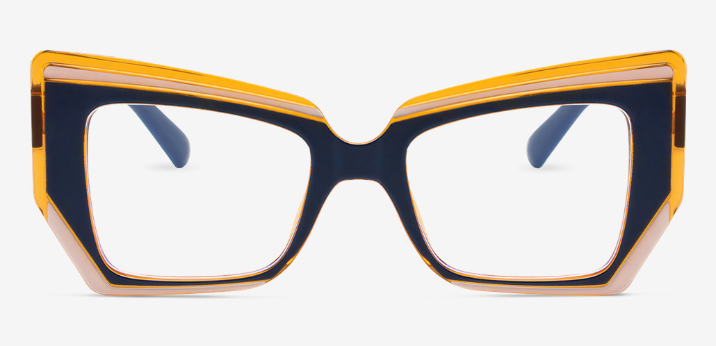 Wandy Blue Cat Eye Glasses