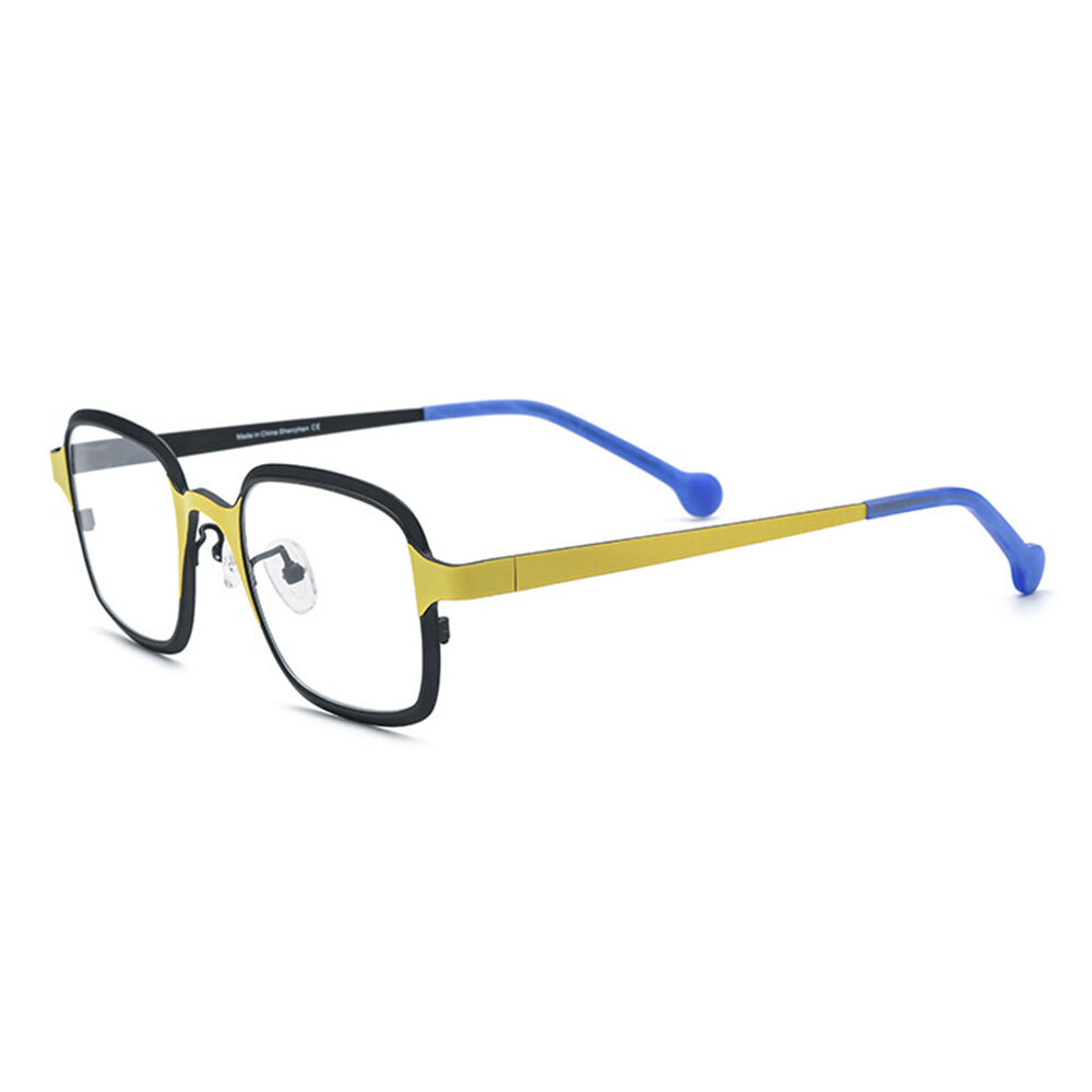 Afra Quadratische Schwarze Brille