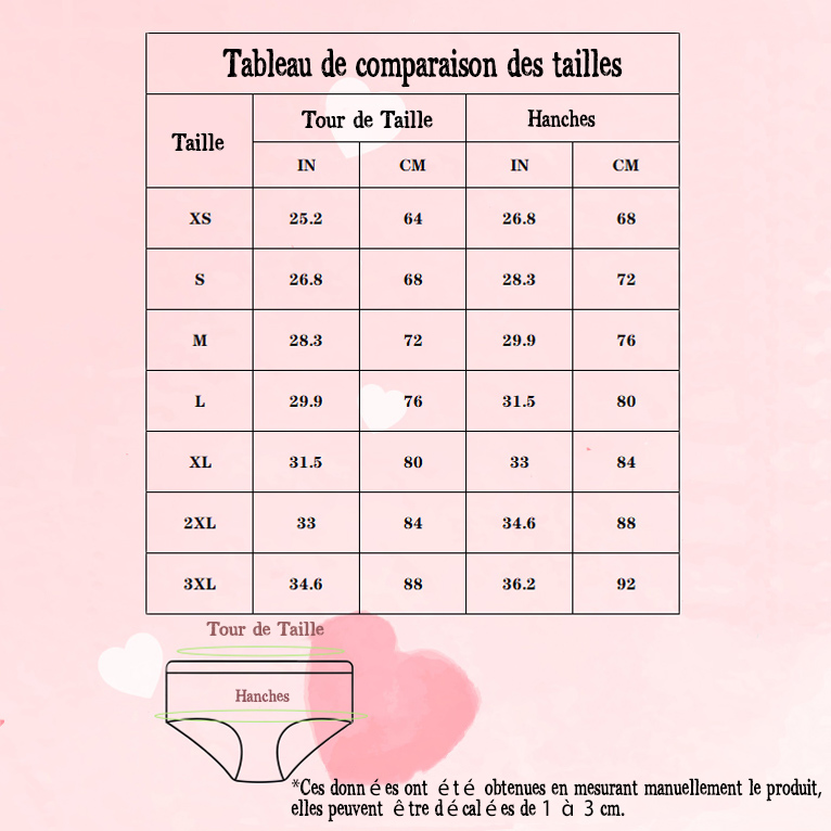Sous-vêtements pour femmes avec image personnalisée et cœur rouge, cadeau simple pour petite amie