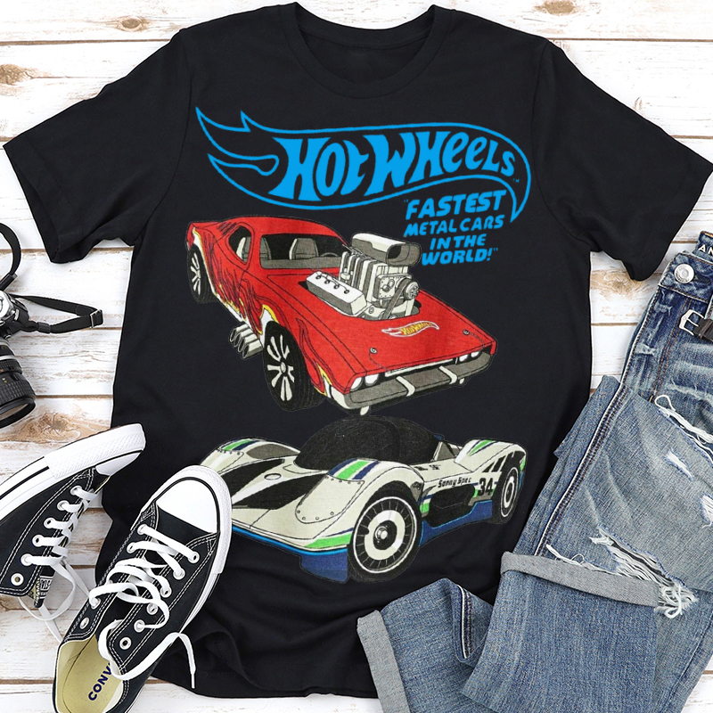 Personalized T-shirt Hot Wheels Fast Metal Cars Cool Printed Design Attractive Gift for Car Lovers