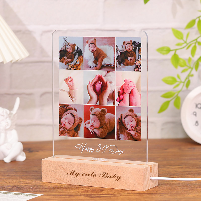 Personalized Picture Acrylic Lamp Best And Stylish Gift for Valentine's Day