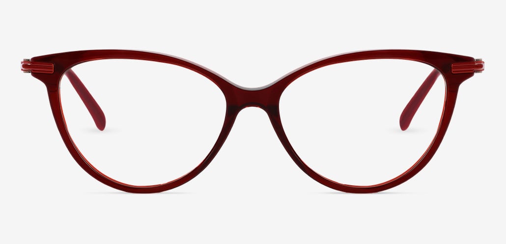 Shelley Red Cat Eye Glasses