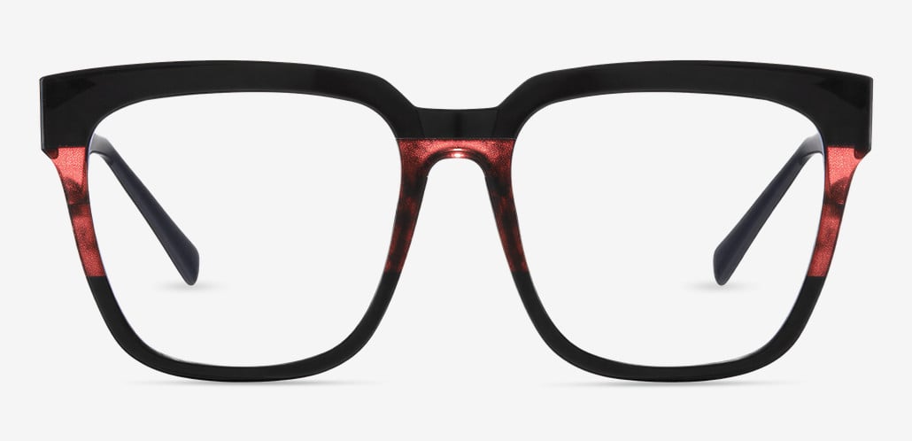 Romeo Black Square Glasses