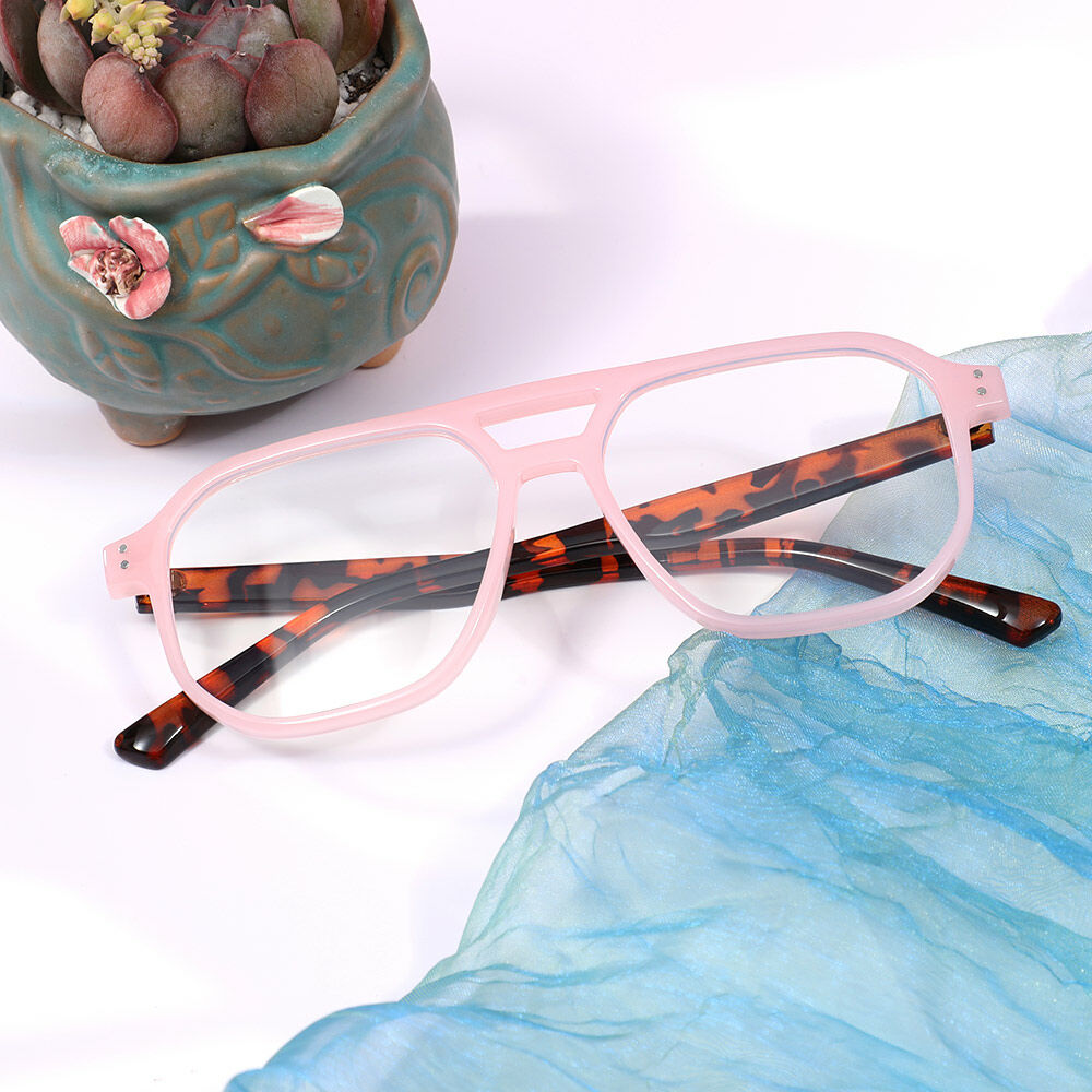 Truda Aviator Pink Glasses