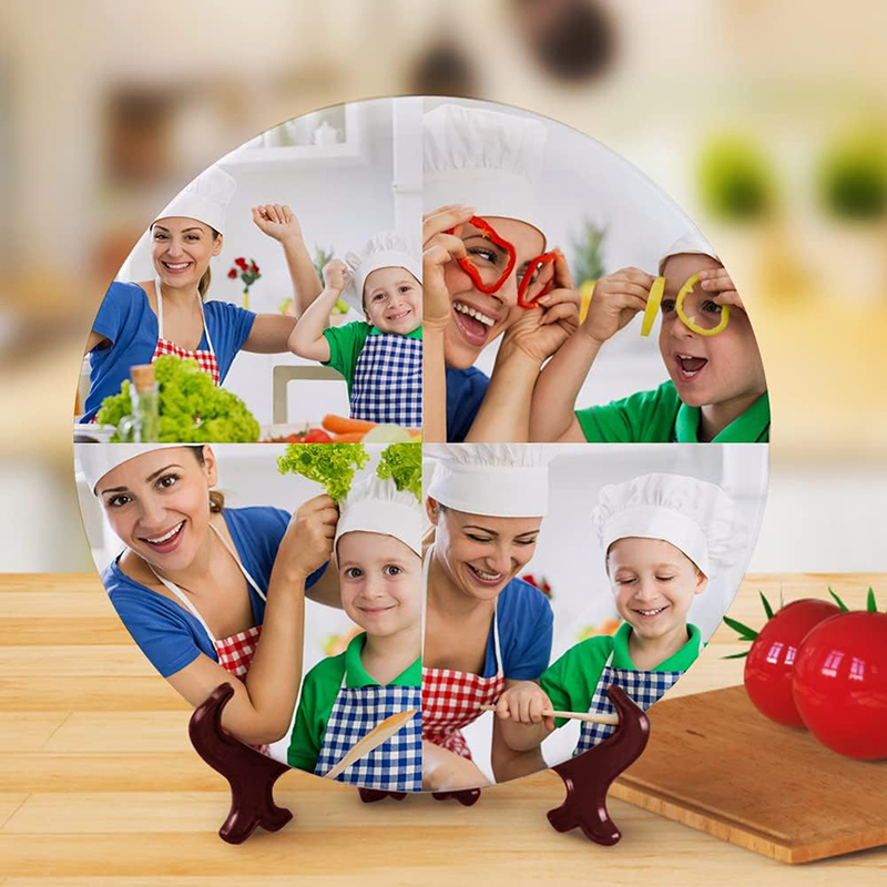 Personalized Picture Plate Wonderful Gift for Mom