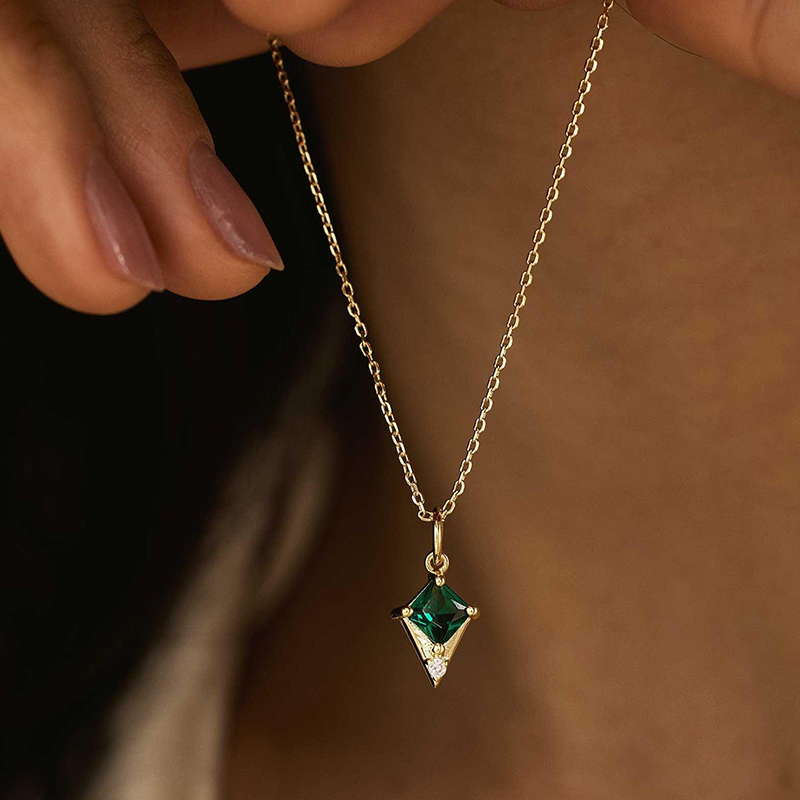 Personalized Irregular Birthstone Exquisite Christmas Gift for Wife