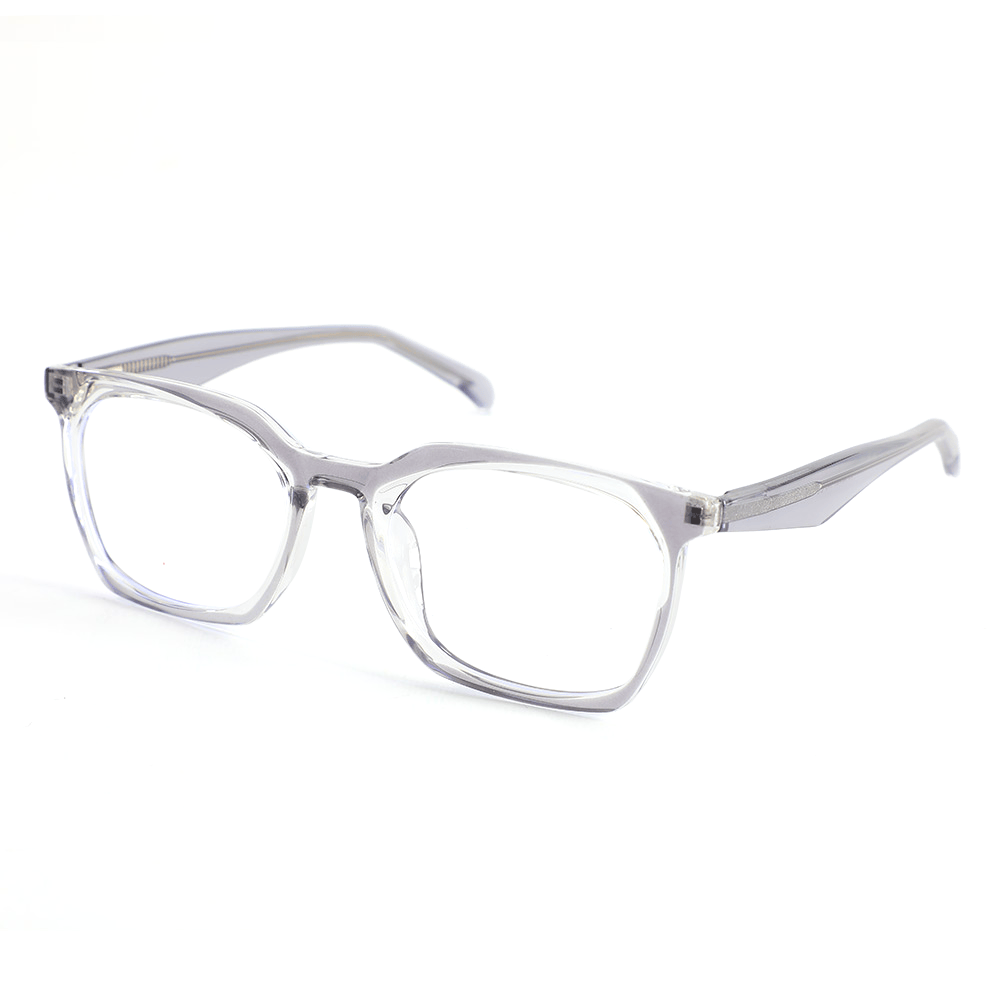 Ted Rechteckige Graue Brille