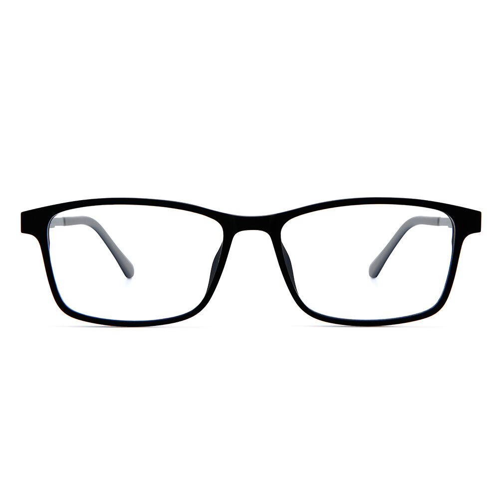 Salome Rectangle Black Grey Glasses