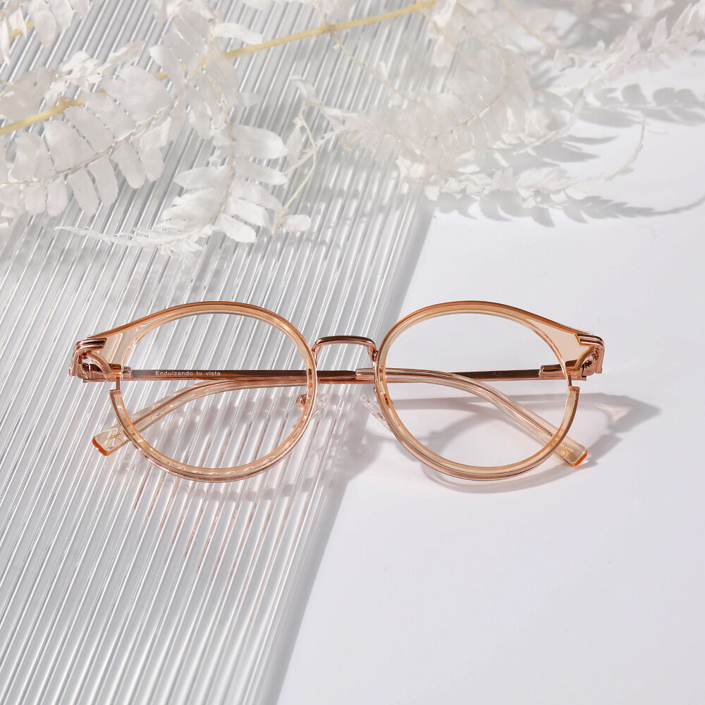 Honey Baby Round Yellow Glasses