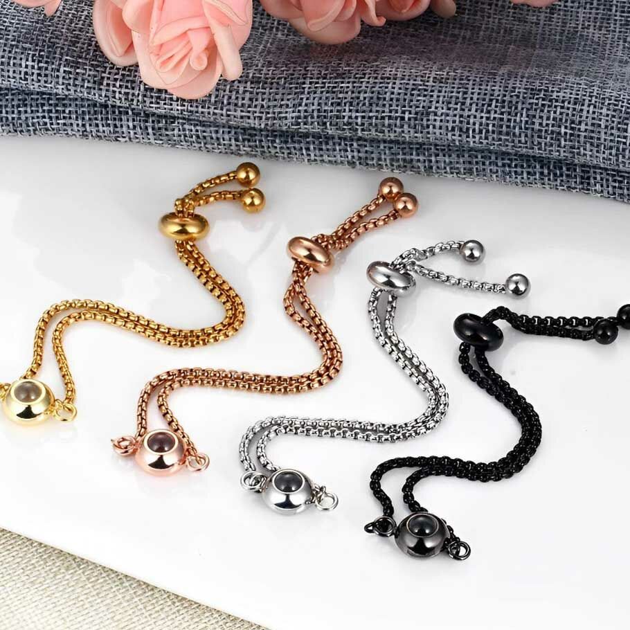 Personalisiertes Schönes Foto Projektion Armband Süßes Cooles Geschenk