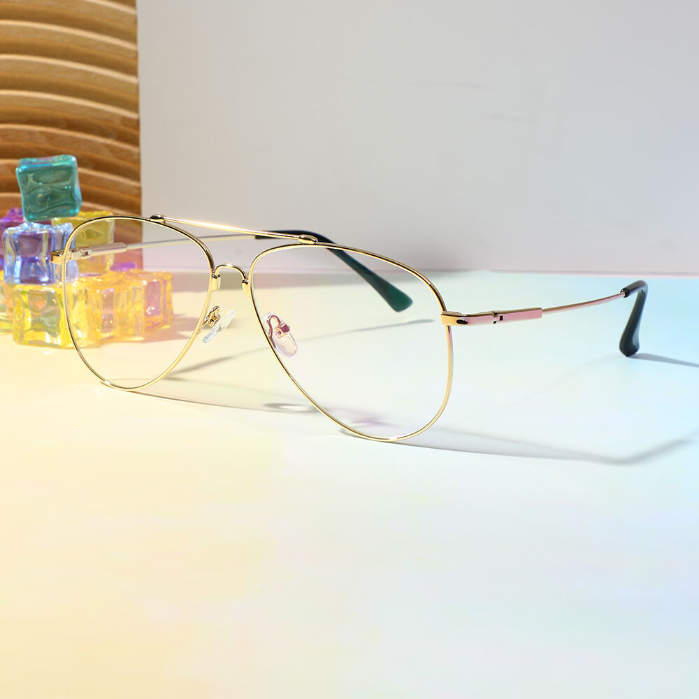 Samson Aviator Gold Glasses