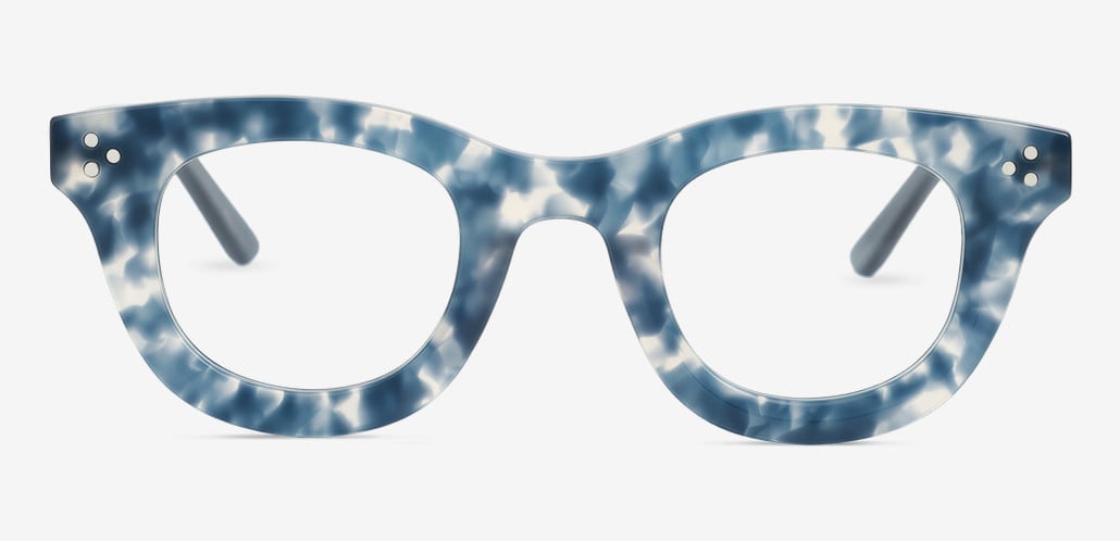 James Blue Round Glasses