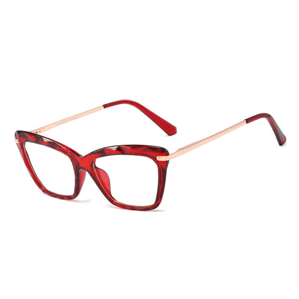 Occhiali da Vista Annaisha Cat Eye Rosso 