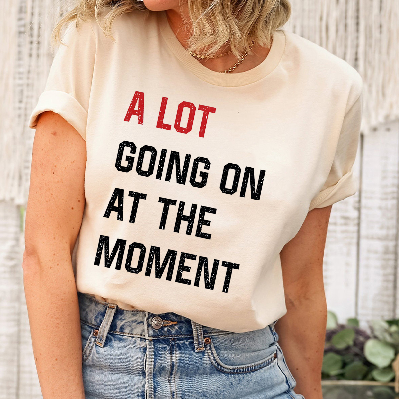 T-shirt personalizzata con lettera Regalo per amici