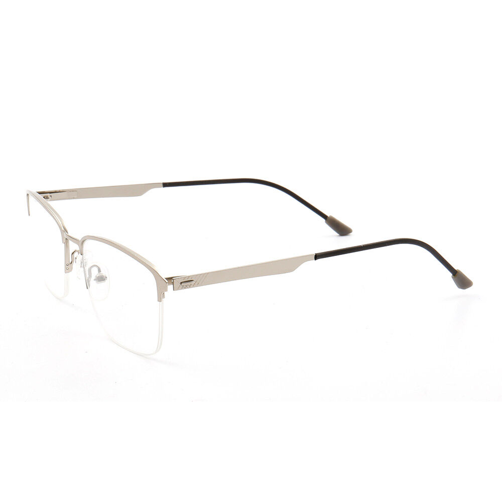 Simpson Square Silver Glasses