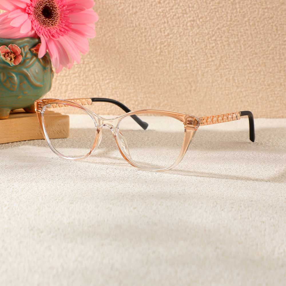 Minnie Cat Eye Champagne Brille