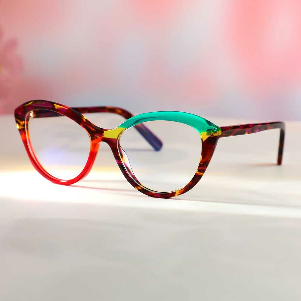 Burnell Cat Eye Rote Brille