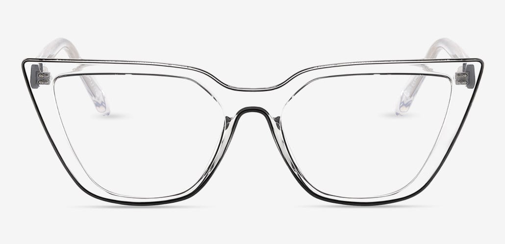 Elsa Black Cat Eye Glasses