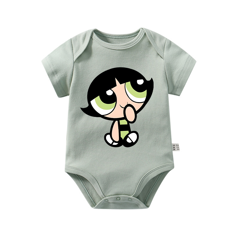 Body personalizado para bebé de Las Chicas Superpoderosas, diseño con bonitos patrones, regalo atractivo para baby shower y nueva mamá