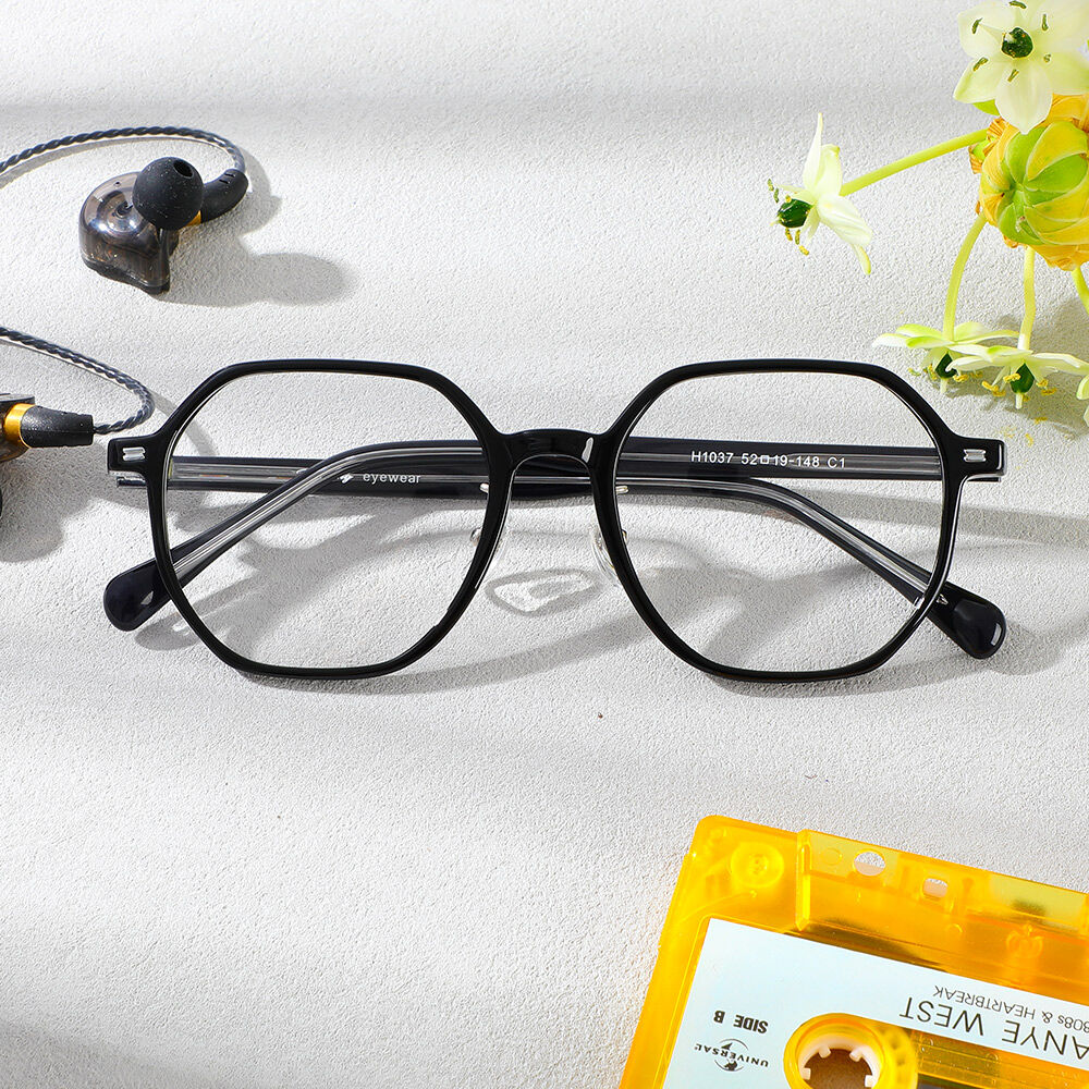 Lunettes de Vue Bernice Géométrique Noir