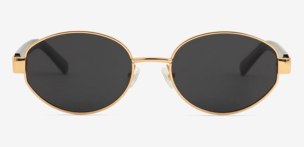 Ryan Lunettes de soleil Ovales Orées