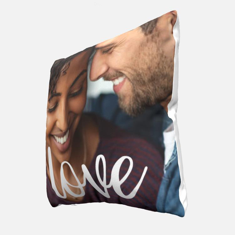 写真入れ 名入れ オーダー クッション