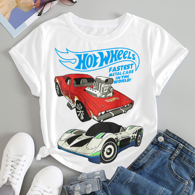 Personalized T-shirt Hot Wheels Fast Metal Cars Cool Printed Design Attractive Gift for Car Lovers