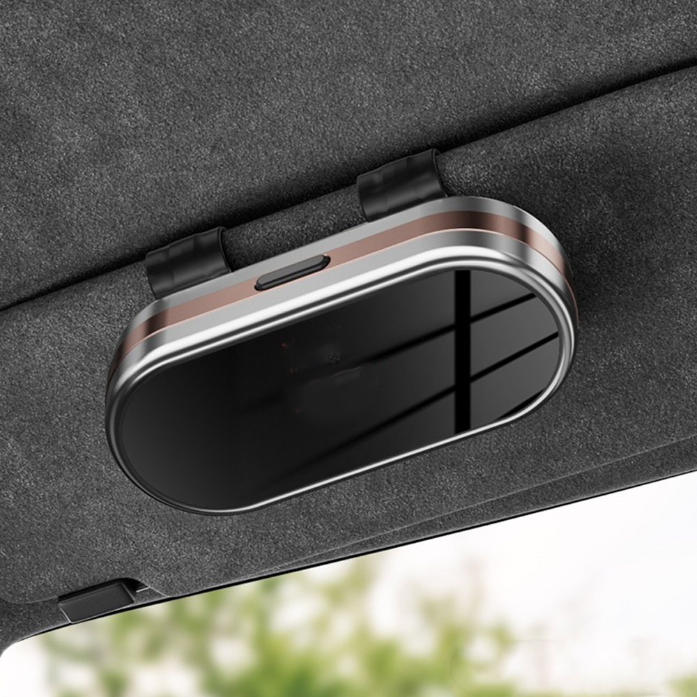 Personalized Car Mirror Glasses Case with Custom Logo Sunglasses Storage Box Gift for Men