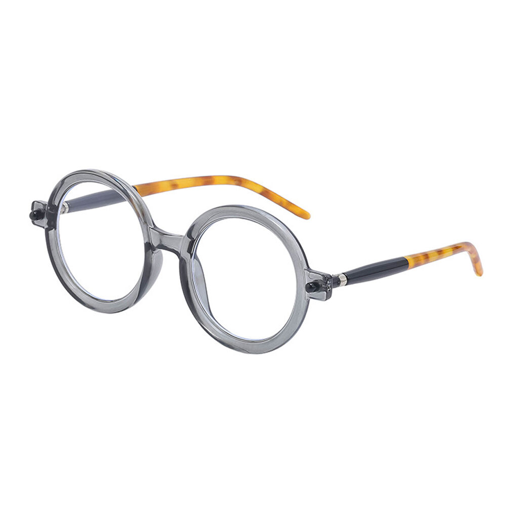 Ice Cream Round Gray Glasses