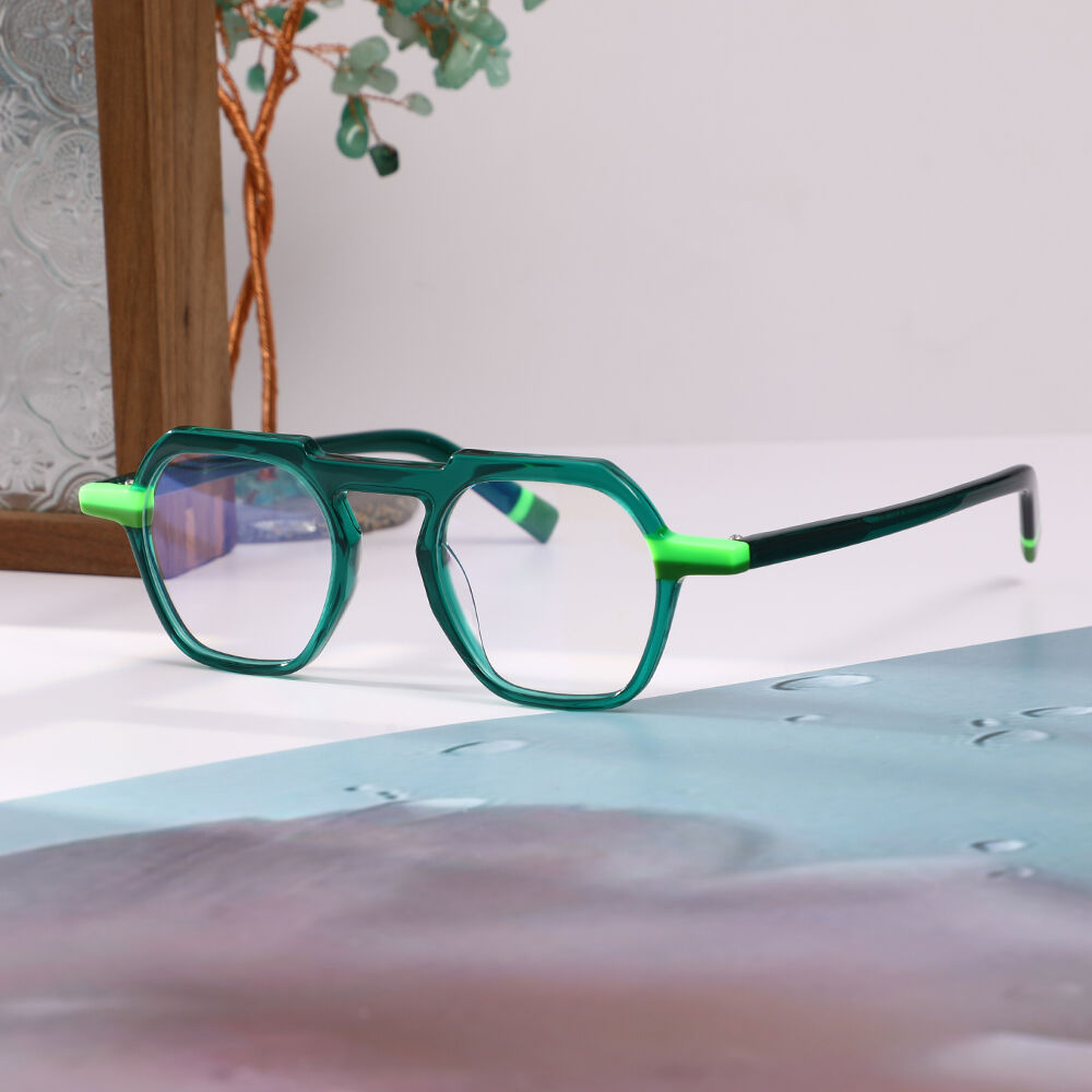 Lunettes de Vue Conidi Géométrique Vert