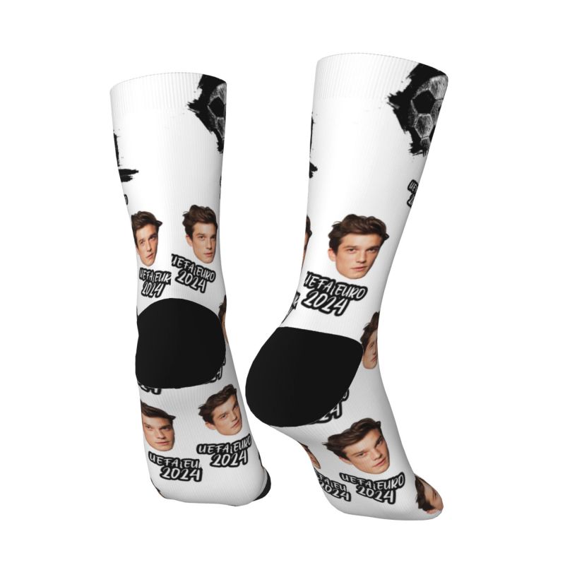 Calcetines personalizados con diseño de rugby Añadir una foto para los amigos