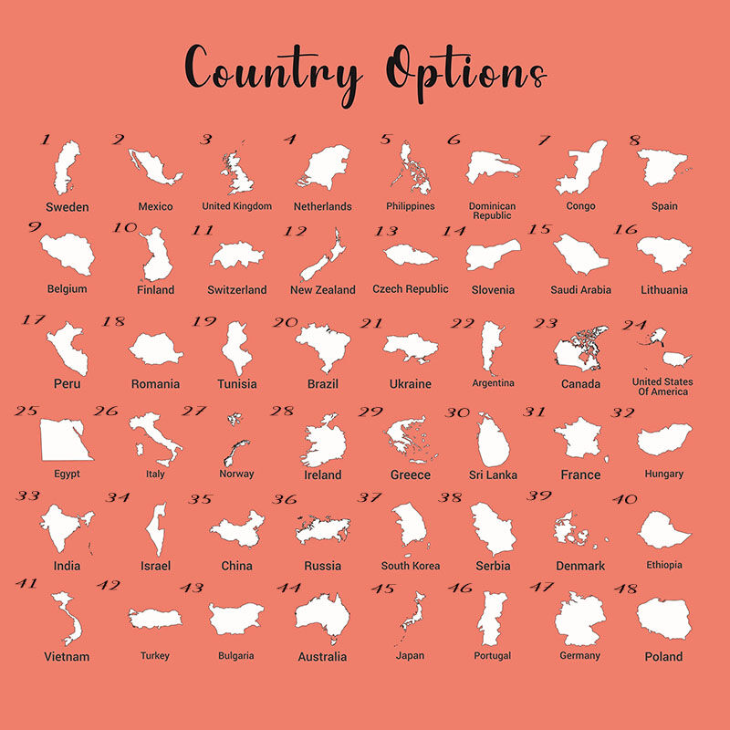 Personalized Led Lights Custom Map Outline Gifts For Long Distance Relationships