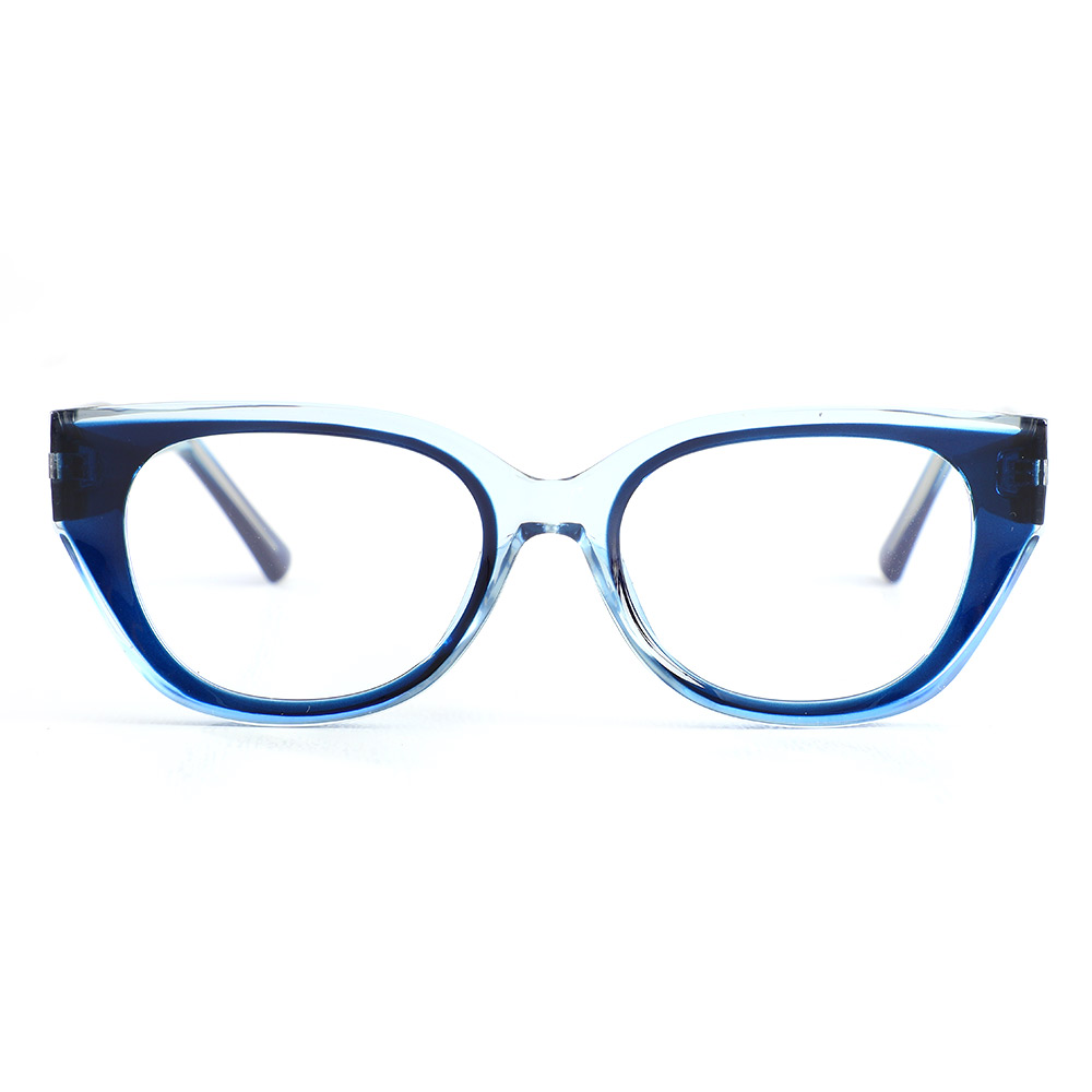 Daisy Cat Eye Blaue Brille