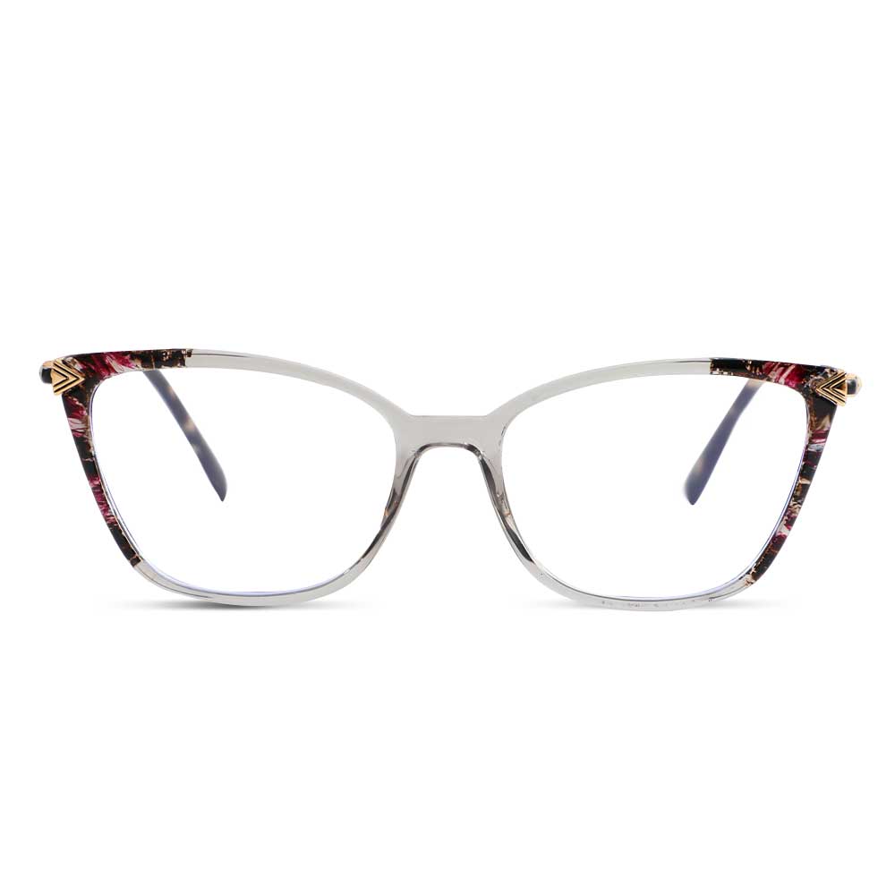 Lunettes de Vue Malthus Cat Eye Gris 