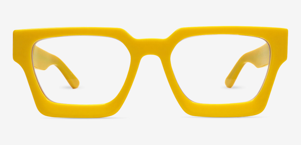 Petor Gafas Cuadradas Amarillas