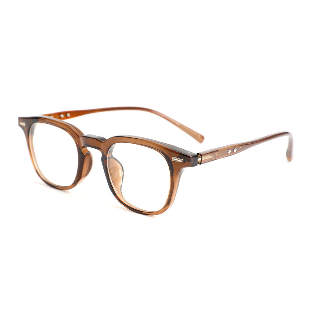 Kenneth Quadratische Braune Brille