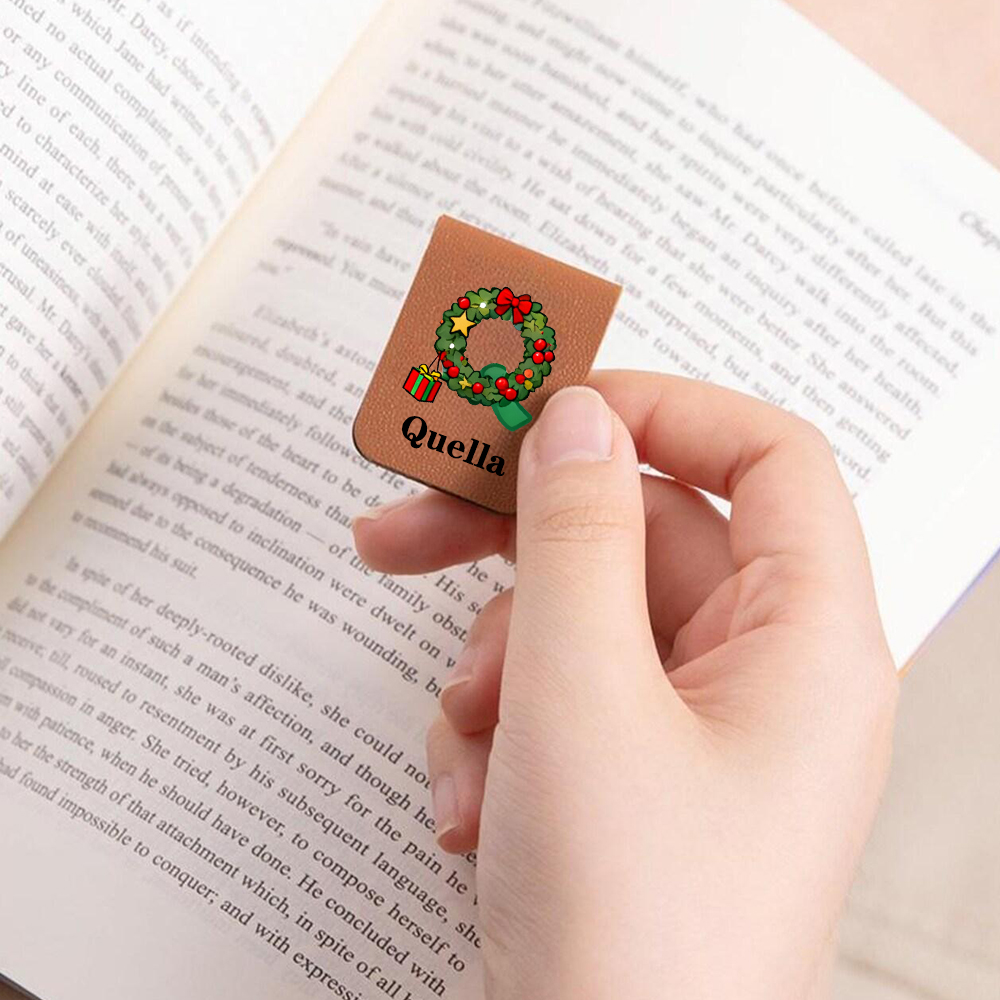 Personalized Magnetic Bookmarks Cartoon Letters Customized Name Christmas Gifts for Children