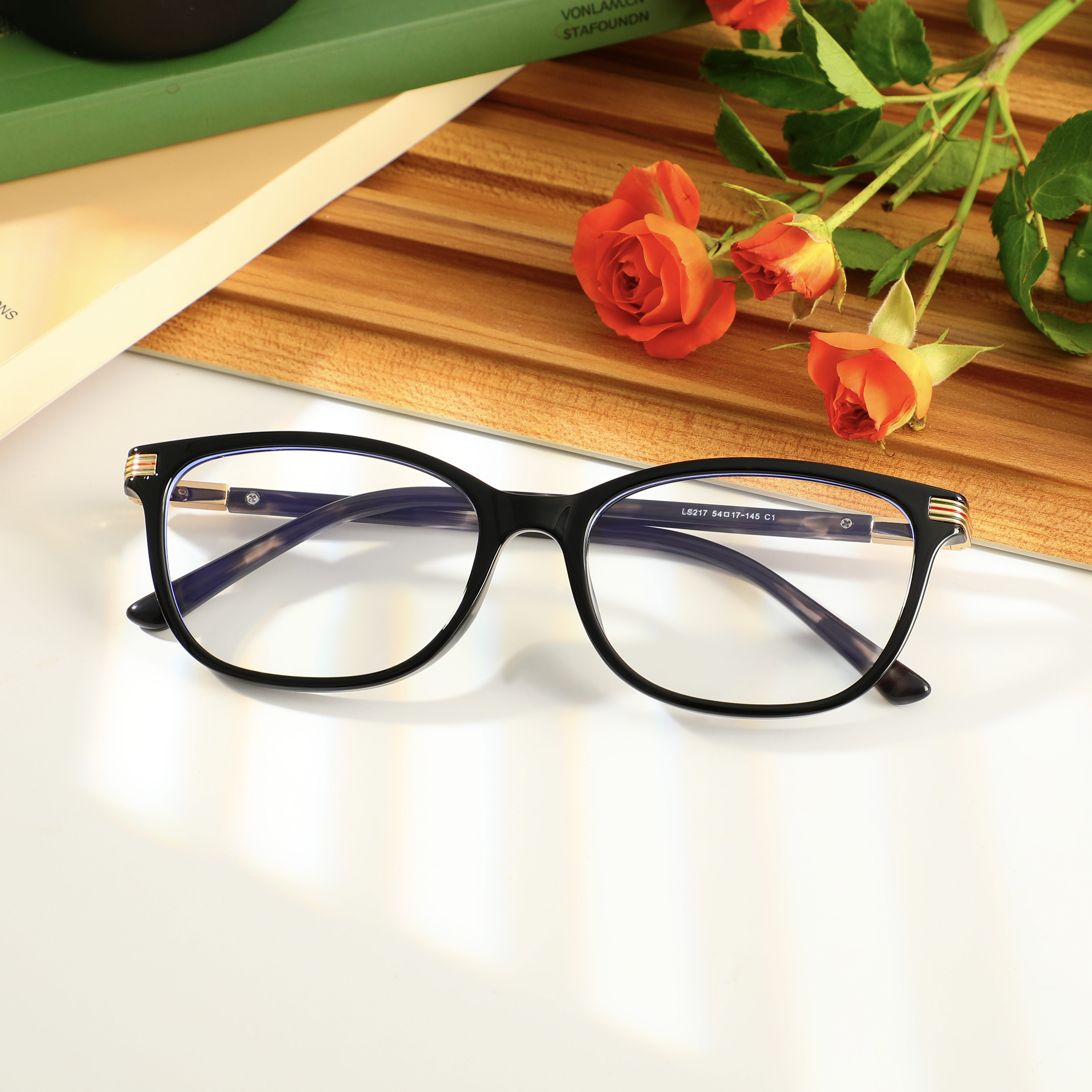 Occhiali da Vista Dickens Rettangolare Nero 