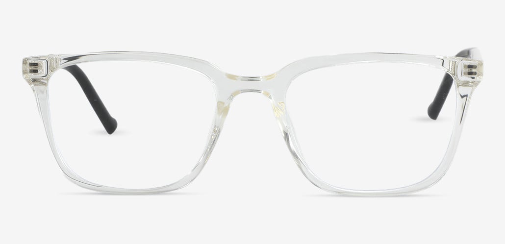 Hoyle Clear Square Glasses