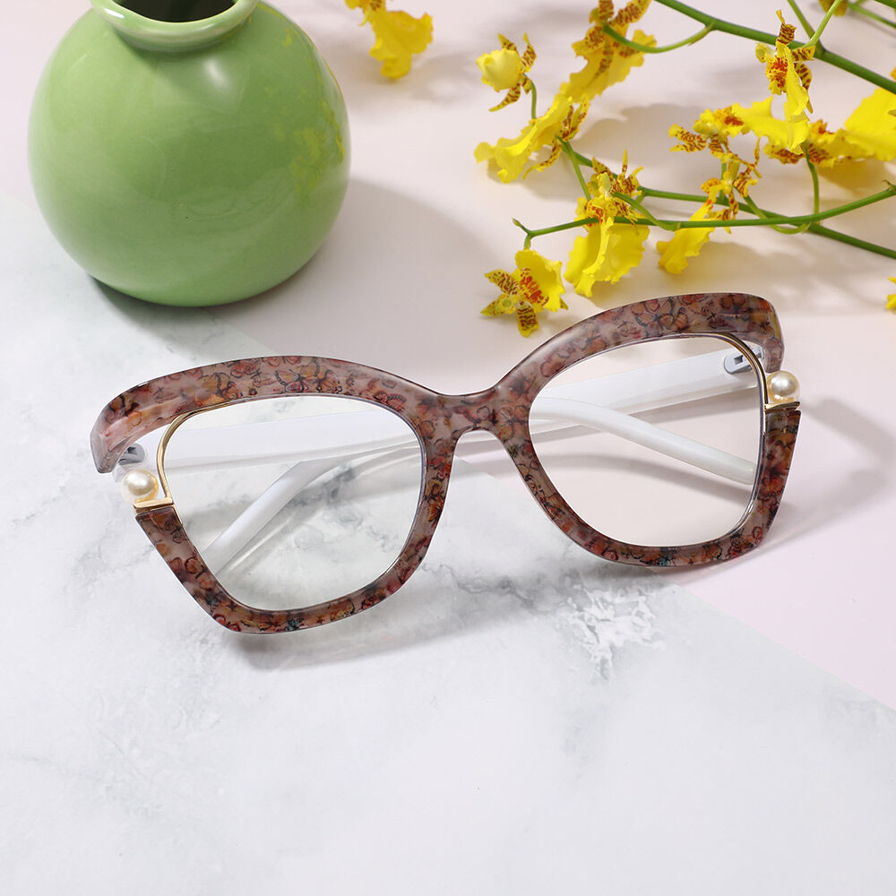 Halona Cat Eye Floral Glasses