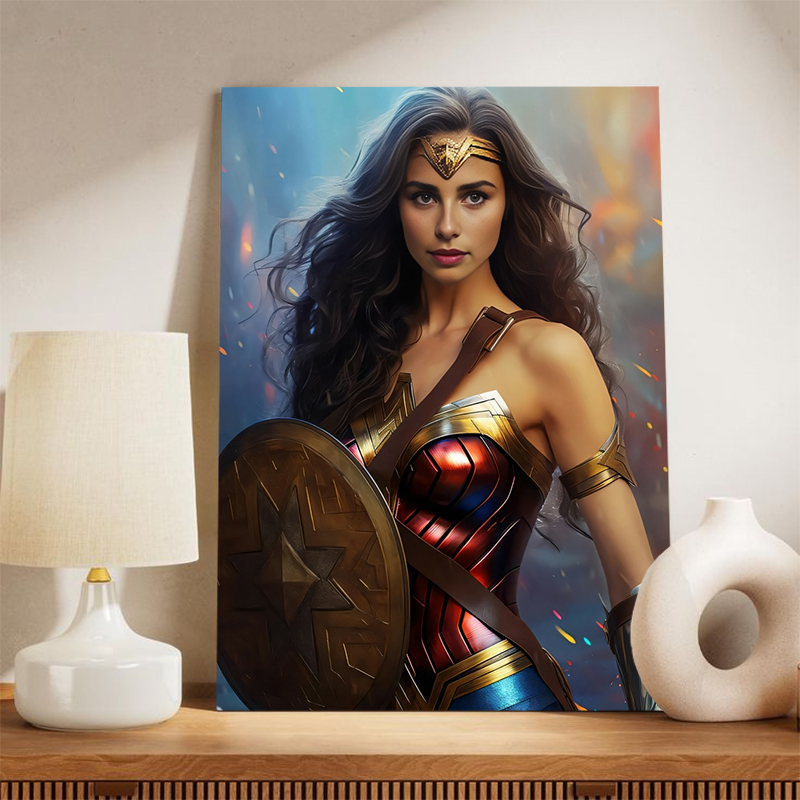 Personalized Woman Portraits with Custom Face Swap Wonderful Present for Friend