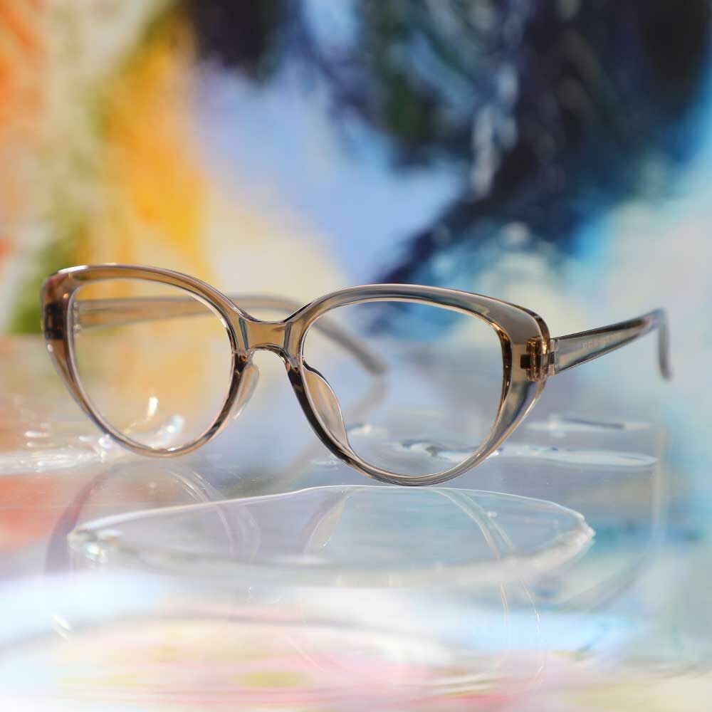 Lunettes de Vue Audrey Cat Eye Champagne