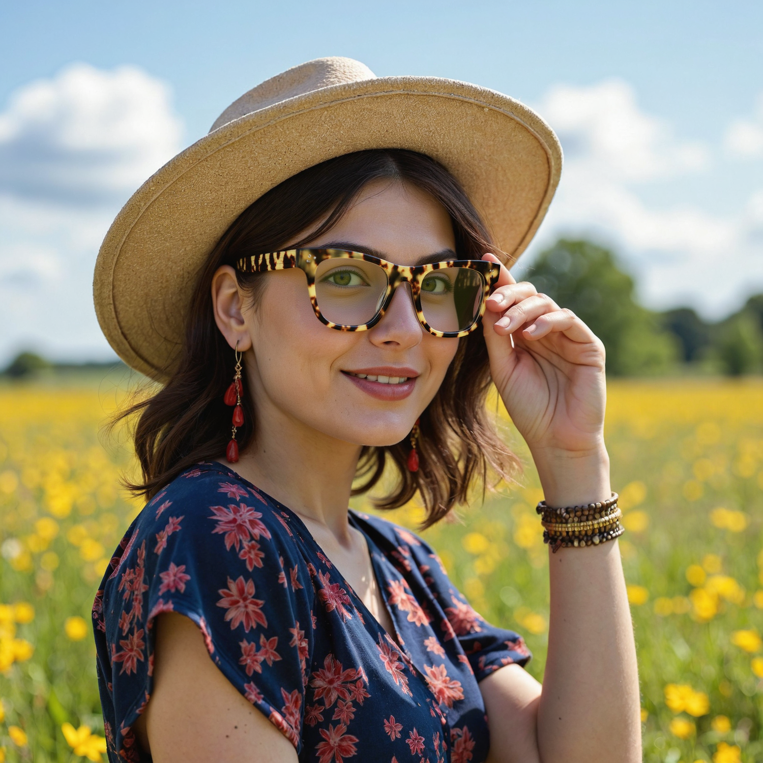 Occhiali da Vista Amelia Cat Eye Tartarugato